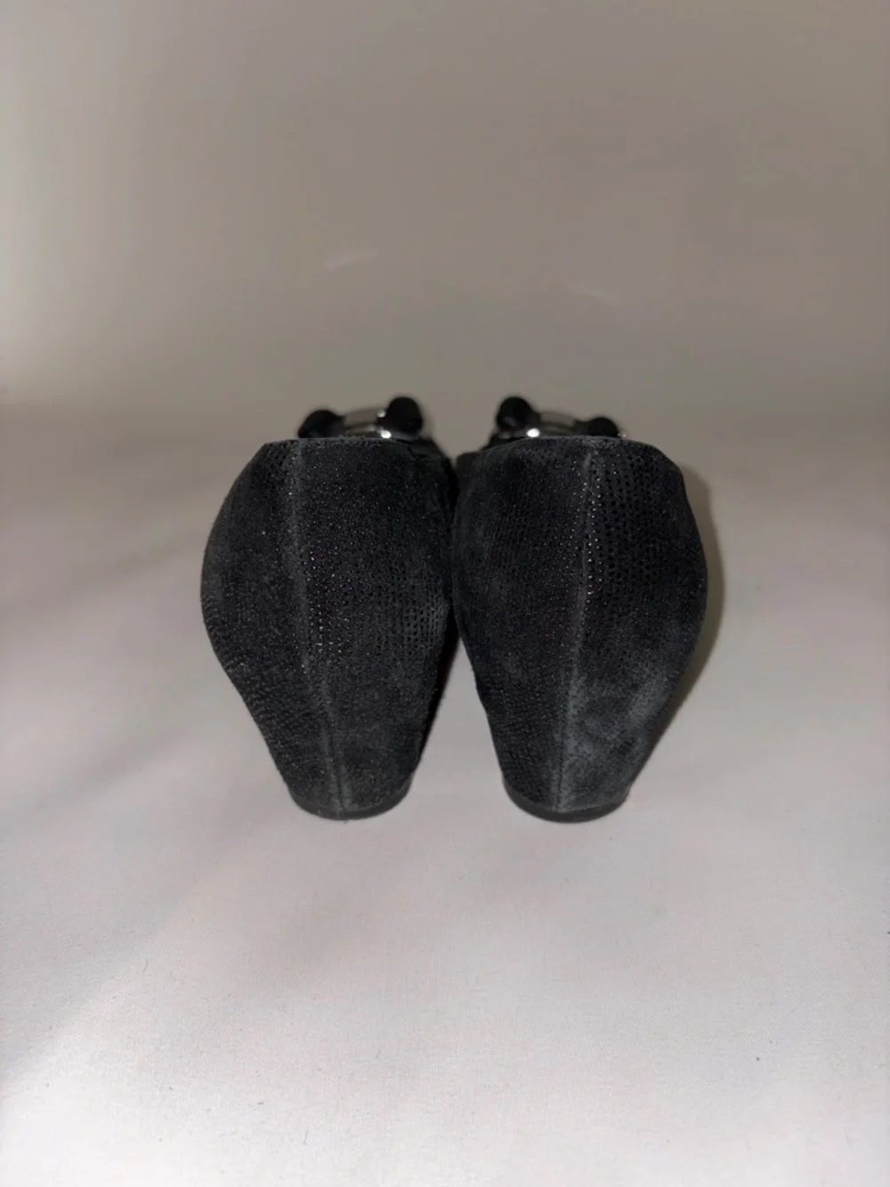 Stuart Weitzman Proper Goosebump Leather Wedge Pumps Size‎ 9 - Picture 5 of 8